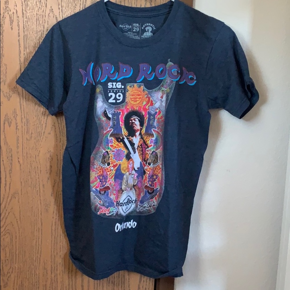 Retro style Hard Rock Cafe Jimmy Hendrix shirt